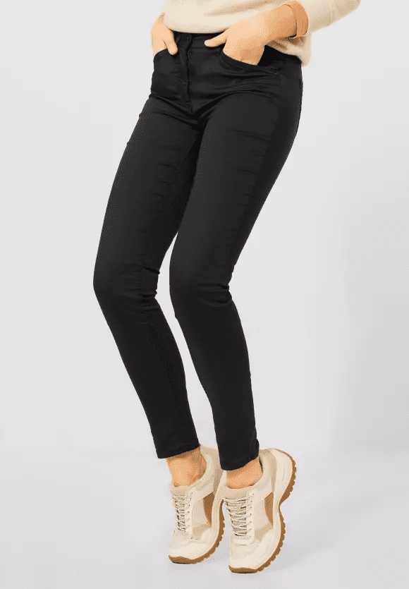 Vicky Coated Trousers 374433 Black