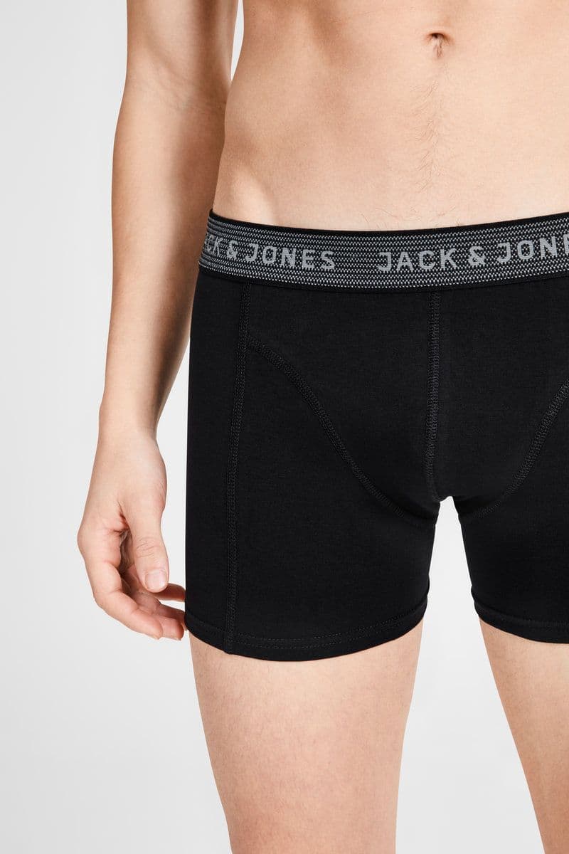Waistband Trunks 3 Pack Asphalt