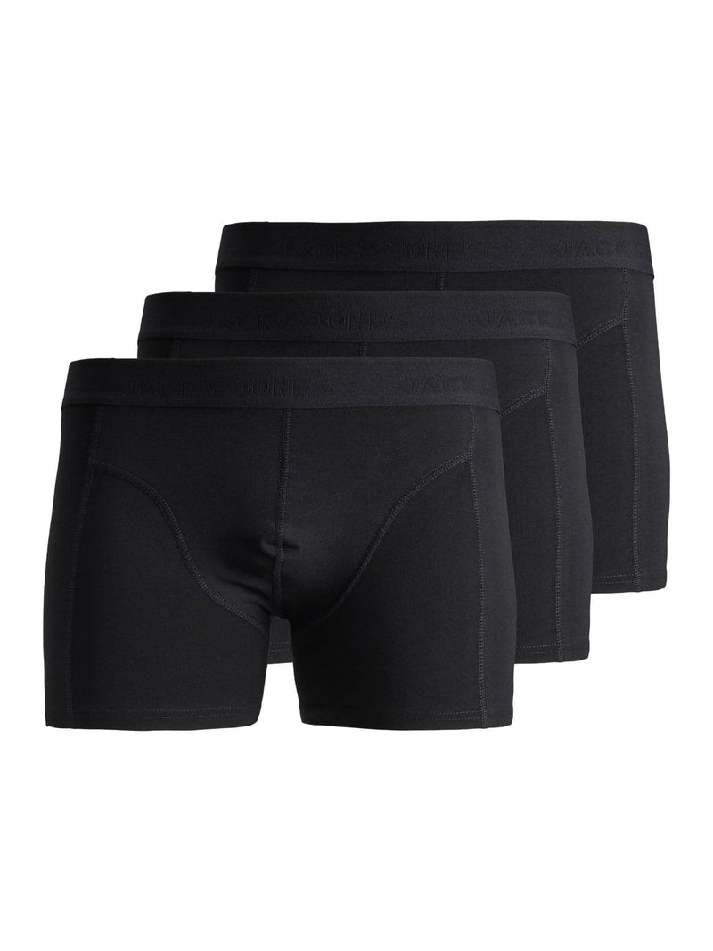 Waistband Trunks 3 Pack Black