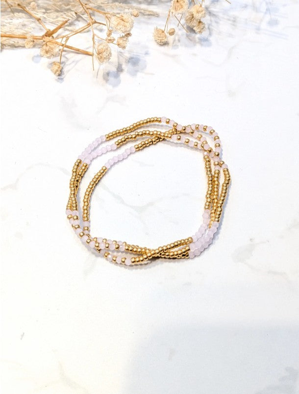 LOLO & YAYA Harmony Trio Bracelet | White 46939BR