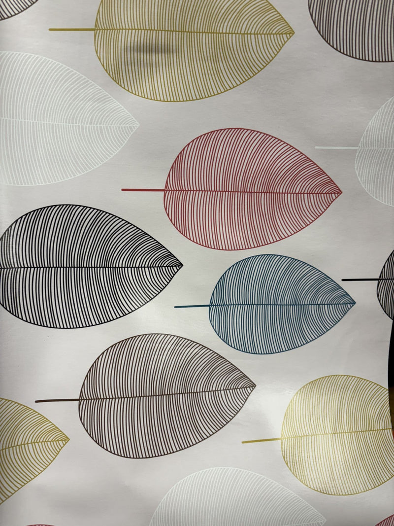 WJC Leaves Oil Cloth | Multi
