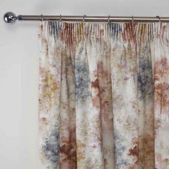Woodland trees pencil pleat