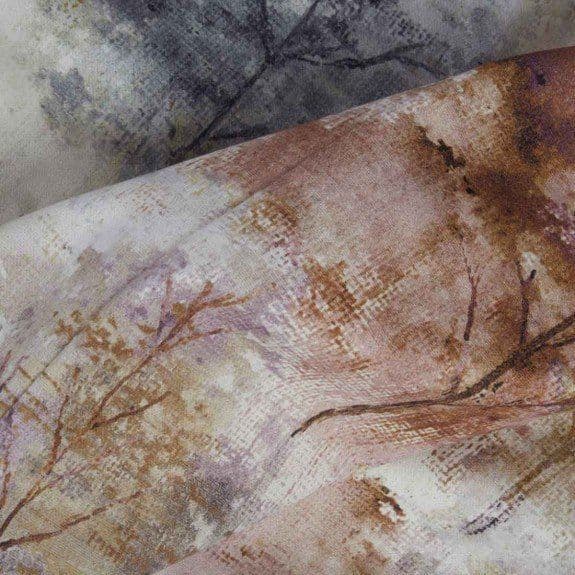 Woodland trees pencil pleat