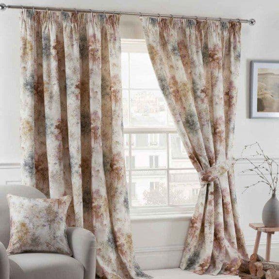 Woodland trees pencil pleat