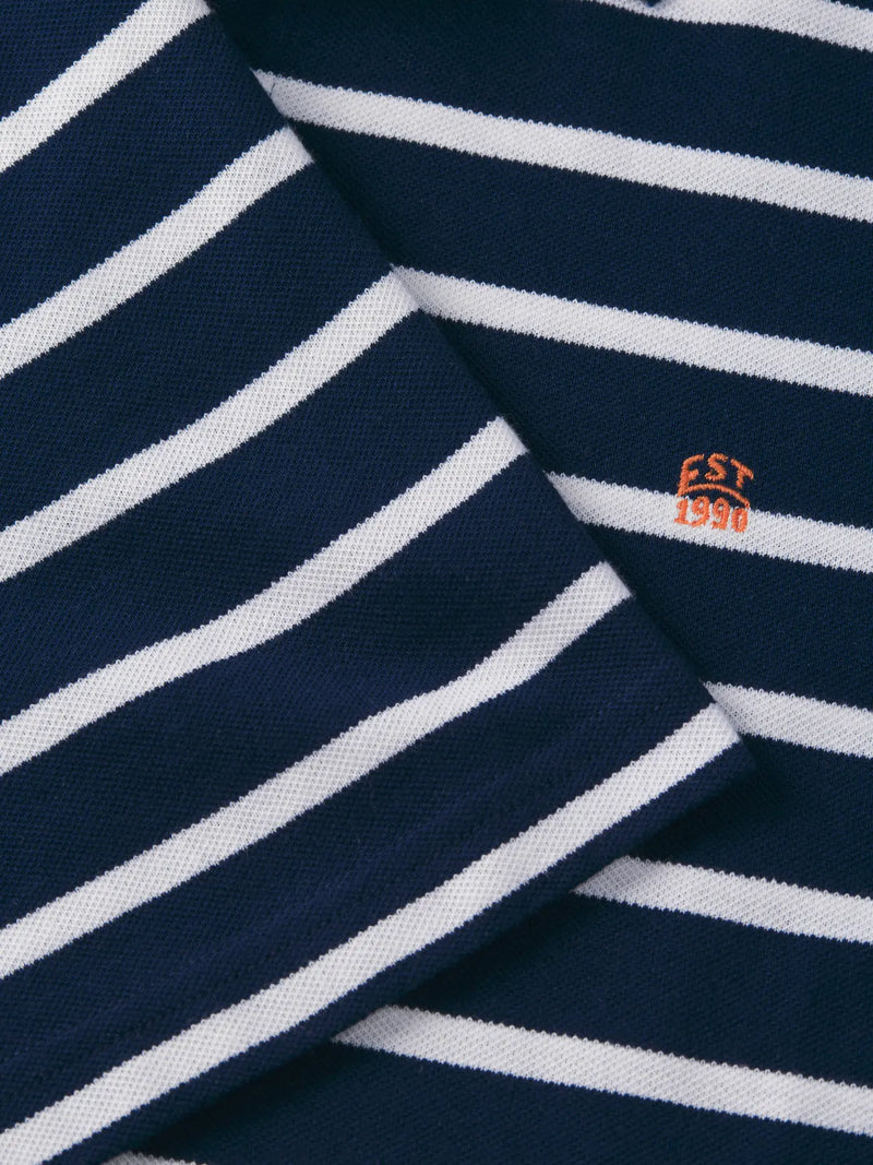 Jack & Jones Bluadam Striped Polo Shirt | Blue