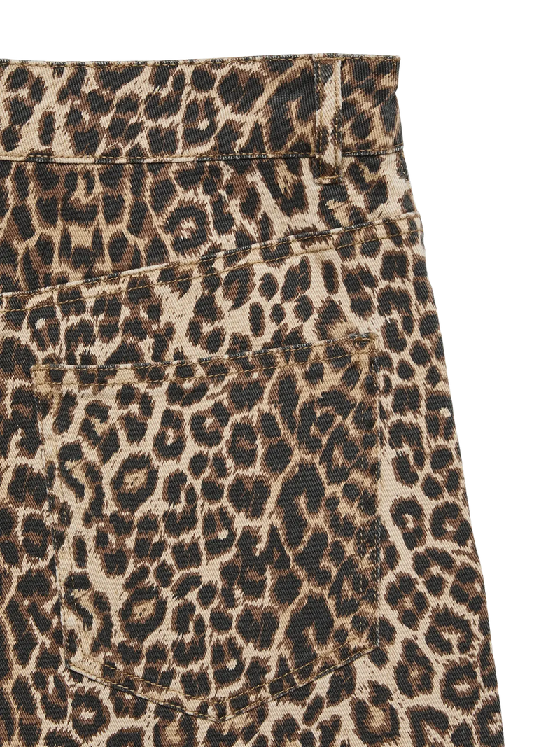 Vero Moda Billie HR Barrel Ankle Stretch AOP Jeans | Animal Print