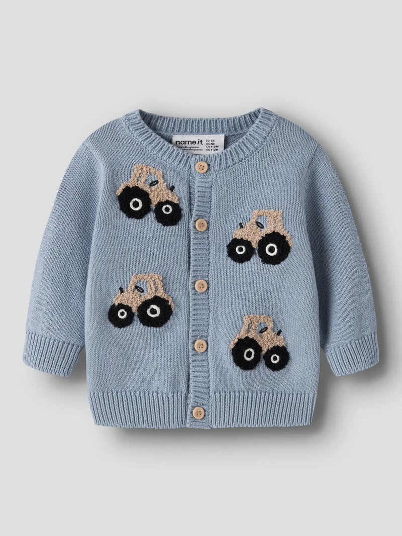 Name It London NB Tractor Cardigan | Blue